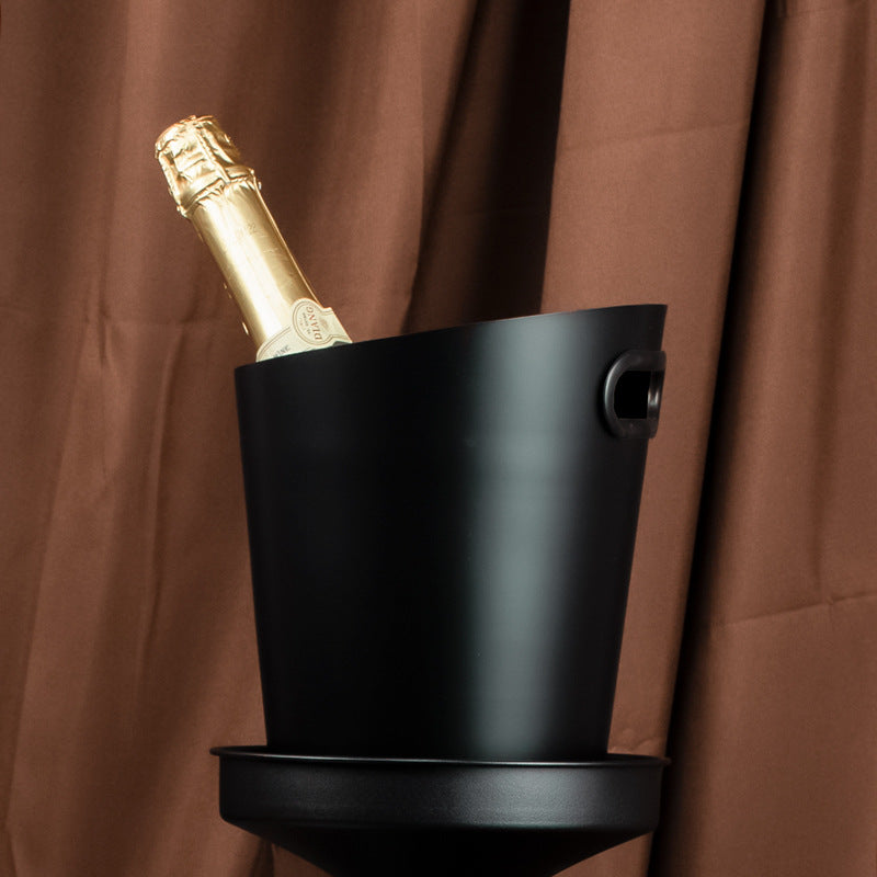LuxeTilt Stainless Steel Ice Bucket