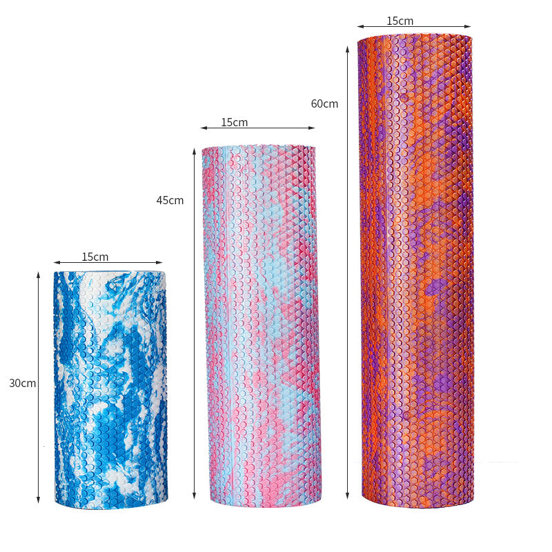 AuraFlex Iridescent Foam Roller – Deep Tissue Muscle Recovery & Yoga Support