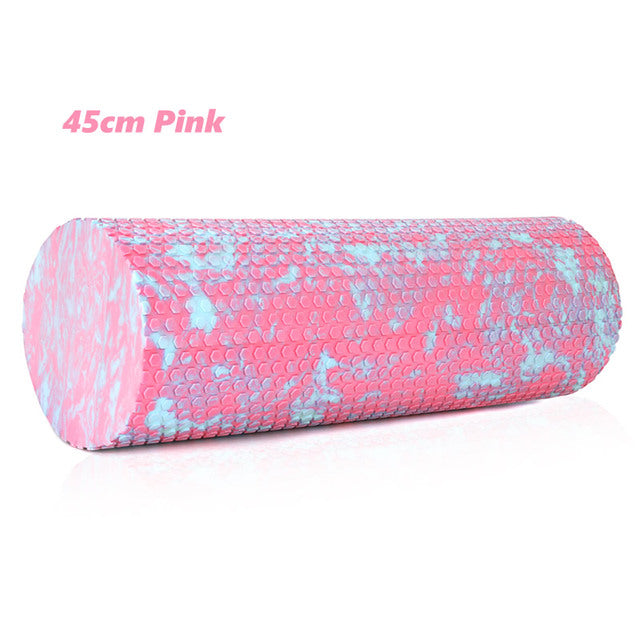 AuraFlex Iridescent Foam Roller – Deep Tissue Muscle Recovery & Yoga Support
