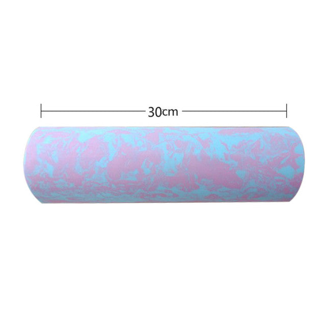AuraFlex Iridescent Foam Roller – Deep Tissue Muscle Recovery & Yoga Support