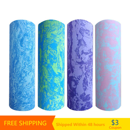 AuraFlex Iridescent Foam Roller – Deep Tissue Muscle Recovery & Yoga Support