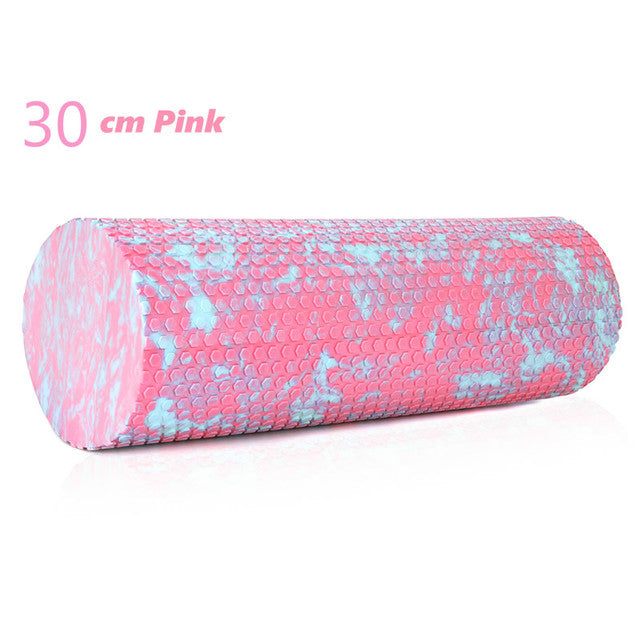 AuraFlex Iridescent Foam Roller – Deep Tissue Muscle Recovery & Yoga Support